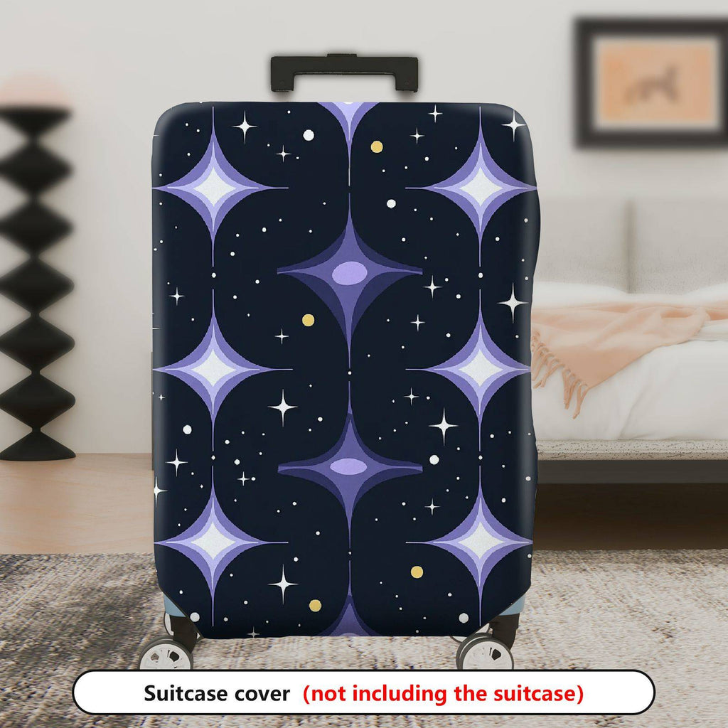 1-Piece Space Star Galaxy Constellation Celestial Cosmic  Suitcase Luggage Cover, Stretch Protective Sleeve