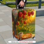 1-Piece Apple Pie Nature Warm Autumn Orchard  Suitcase Luggage Cover, Stretch Protective Sleeve