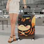 1-Piece Animal Striped Cute Decorative Colorful  Suitcase Luggage Cover, Stretch Protective Sleeve