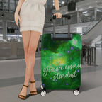 1-Piece Cosmic Stardust Galaxy Universe Inspirational Nebula  Suitcase Luggage Cover, Stretch Protective Sleeve