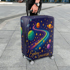 1-Piece Planet Star Galaxy Universe Cosmic Astronomy  Suitcase Luggage Cover, Stretch Protective Sleeve