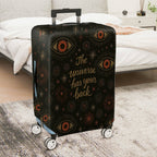 1-Piece Universe Eye Pattern Quote Star Cosmic Mystical  Suitcase Luggage Cover, Stretch Protective Sleeve