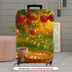 1-Piece Apple Pie Nature Warm Autumn Orchard  Suitcase Luggage Cover, Stretch Protective Sleeve