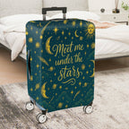 1-Piece Starry Sky Moon Galaxy Celestial Planet Cosmic  Suitcase Luggage Cover, Stretch Protective Sleeve