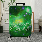 1-Piece Cosmic Stardust Galaxy Universe Inspirational Nebula  Suitcase Luggage Cover, Stretch Protective Sleeve