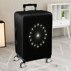 1-Piece Modern Minimalistic Elegant Geometric Artistic  Suitcase Luggage Cover, Stretch Protective Sleeve