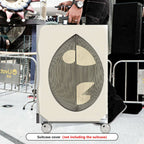 1-Piece Geometric Abstract Black White Minimalist Art Chic Modern  Suitcase Luggage Cover, Stretch Protective Sleeve