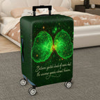 1-Piece Universe Celestial Cosmic Abstract Quote  Suitcase Luggage Cover, Stretch Protective Sleeve