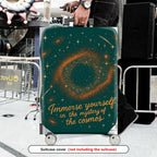 1-Piece Galaxy Starry Sky Space Cosmic Astronomy  Suitcase Luggage Cover, Stretch Protective Sleeve