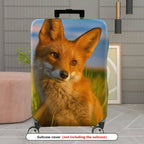 1-Piece Animal Nature Sunset Fox Wildlife  Suitcase Luggage Cover, Stretch Protective Sleeve