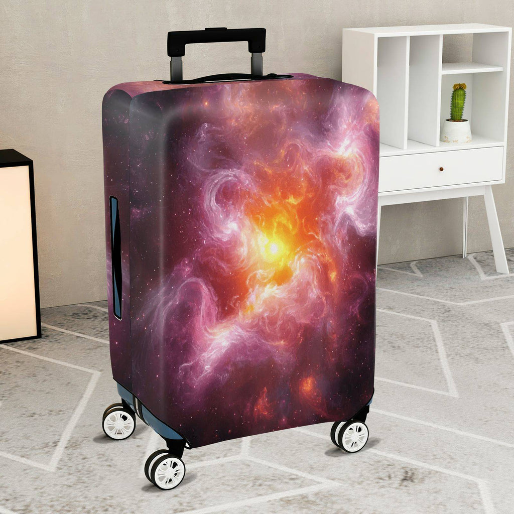1-Piece Galactic Cosmic Star Nebula Universe Space  Suitcase Luggage Cover, Stretch Protective Sleeve