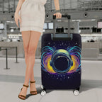 1-Piece Galaxy Astronaut Space Cosmic Colorful Starry  Suitcase Luggage Cover, Stretch Protective Sleeve