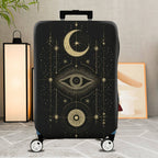 1-Piece Mystic Cosmic Eye Moon Starry Universe Constellation  Suitcase Luggage Cover, Stretch Protective Sleeve