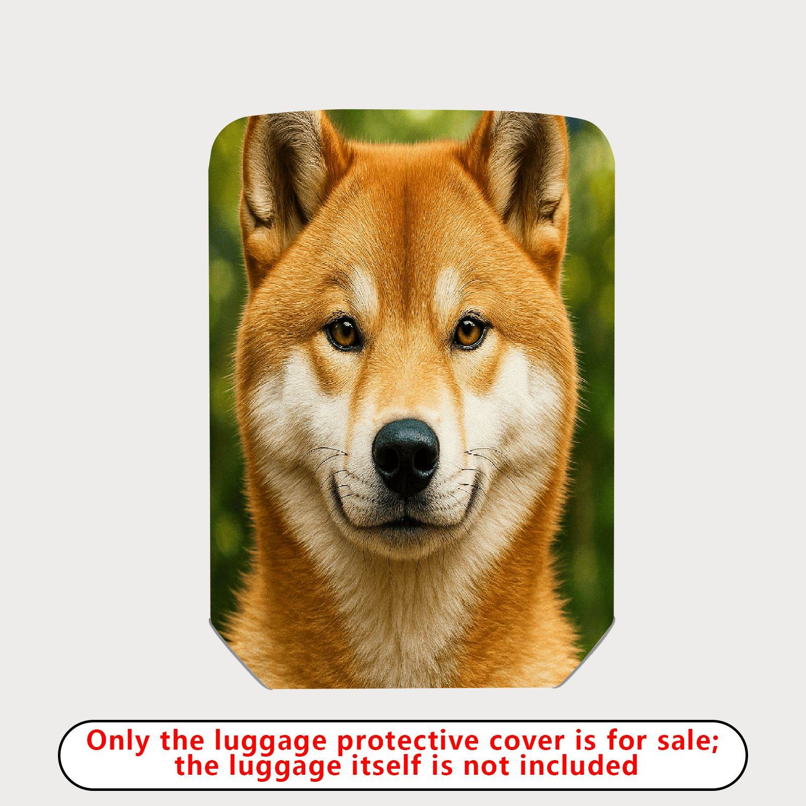 1-Piece Animal Forest Nature Fox Wildlife Scenic  Suitcase Luggage Cover, Stretch Protective Sleeve