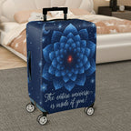 1-Piece Cosmic Mandala Galaxy Star Universe  Suitcase Luggage Cover, Stretch Protective Sleeve