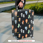 1-Piece Animal Elephant Lion Dinosaur Panda  Suitcase Luggage Cover, Stretch Protective Sleeve