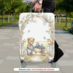 1-Piece Animal Flowers Arch Nature  Suitcase Luggage Cover, Stretch Protective Sleeve