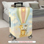 1-Piece Animal Hot Air Balloon Star Cloud Sky  Suitcase Luggage Cover, Stretch Protective Sleeve