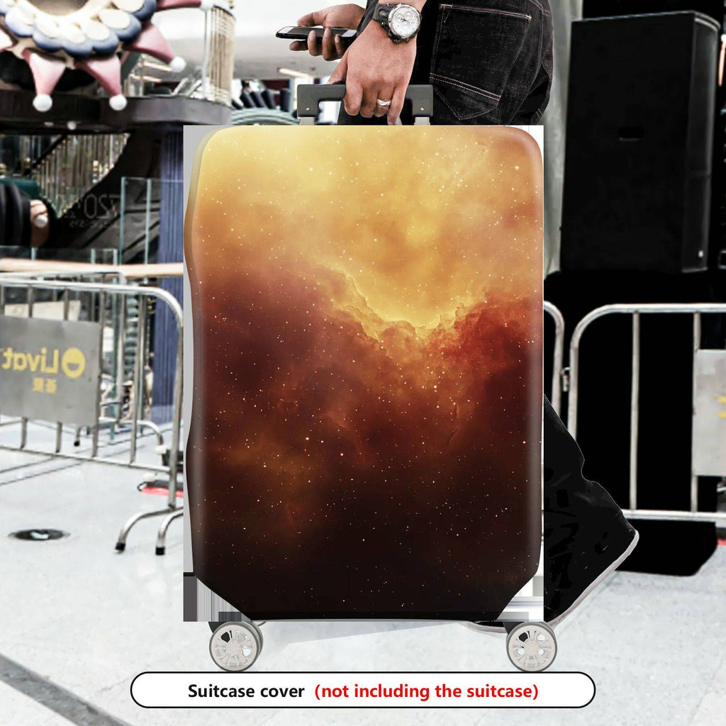 1-Piece Galaxy Nebula Cosmic Starry Universe Astral  Suitcase Luggage Cover, Stretch Protective Sleeve