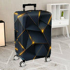 1-Piece Geometric Abstract Modern Artistic Elegant Stylish  Suitcase Luggage Cover, Stretch Protective Sleeve