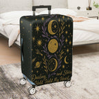 1-Piece Galaxy Moon Star Planet Cosmic Romantic Darling  Suitcase Luggage Cover, Stretch Protective Sleeve