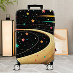 1-Piece Starry Night Cosmic Galaxy Outer Space Traveling  Suitcase Luggage Cover, Stretch Protective Sleeve