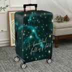 1-Piece Starry Galaxy Astral Cosmic Celestial Night  Suitcase Luggage Cover, Stretch Protective Sleeve