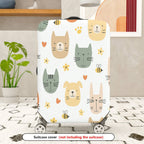 1-Piece Adorable Cat Dog Bee Flower Heart  Suitcase Luggage Cover, Stretch Protective Sleeve
