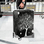 1-Piece Mystical Cosmic Tree Lunar Stars Planet  Suitcase Luggage Cover, Stretch Protective Sleeve