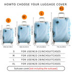 1-Piece Arctic Ice Polar Bear Wildlife Nature Animal  Suitcase Luggage Cover, Stretch Protective Sleeve