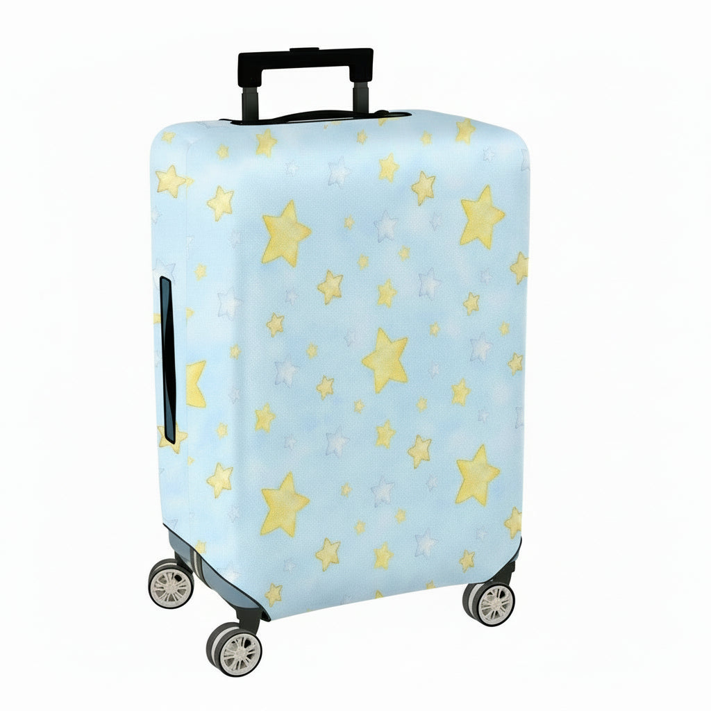 1-Piece Starry Night Sky Universe Cosmic Celestial Astral  Suitcase Luggage Cover, Stretch Protective Sleeve
