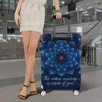 1-Piece Cosmic Mandala Galaxy Star Universe  Suitcase Luggage Cover, Stretch Protective Sleeve