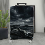 1-Piece Dark Sky Sports Car Mountain Road Stylish  Suitcase Luggage Cover, Stretch Protective Sleeve