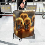 1-Piece Adorable Duckling Animal Cute Warm Yellow  Suitcase Luggage Cover, Stretch Protective Sleeve