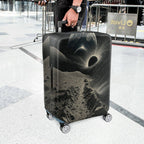 1-Piece Space Galaxy Moon Planet Astronomy Cosmic  Suitcase Luggage Cover, Stretch Protective Sleeve