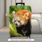 1-Piece Animal Forest Wildlife Nature Travel Red Panda  Suitcase Luggage Cover, Stretch Protective Sleeve