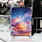 1-Piece Galaxy Stars Clouds Nebula Cosmic Space  Suitcase Luggage Cover, Stretch Protective Sleeve