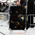 1-Piece Cosmic Glitter Earth Starry Space Universe  Suitcase Luggage Cover, Stretch Protective Sleeve