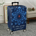 1-Piece Cosmic Mandala Galaxy Star Universe  Suitcase Luggage Cover, Stretch Protective Sleeve