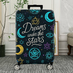 1-Piece Dream Stars Moon Astrology Cosmic Eye  Suitcase Luggage Cover, Stretch Protective Sleeve
