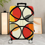 1-Piece Modern Abstract Geometric Colorful Bold Artistic  Suitcase Luggage Cover, Stretch Protective Sleeve