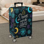 1-Piece Dream Stars Moon Astrology Cosmic Eye  Suitcase Luggage Cover, Stretch Protective Sleeve