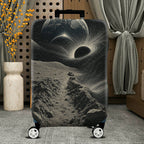 1-Piece Space Galaxy Moon Planet Astronomy Cosmic  Suitcase Luggage Cover, Stretch Protective Sleeve