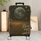 1-Piece Cosmic Space Planet Universe Explore  Suitcase Luggage Cover, Stretch Protective Sleeve