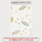 1-Piece Star Rocket Space Astronaut Cosmic Universe  Suitcase Luggage Cover, Stretch Protective Sleeve