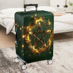 1-Piece Star Fire Magic Cosmic Celestial Mystical  Suitcase Luggage Cover, Stretch Protective Sleeve