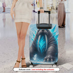 1-Piece Arctic Walrus Ice Fantasy Wildlife Creature  Suitcase Luggage Cover, Stretch Protective Sleeve