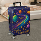 1-Piece Planet Star Galaxy Universe Cosmic Astronomy  Suitcase Luggage Cover, Stretch Protective Sleeve