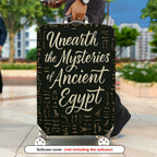 1-Piece Ancient Egypt Mysteries Hieroglyphics Travel Stylish Art  Suitcase Luggage Cover, Stretch Protective Sleeve