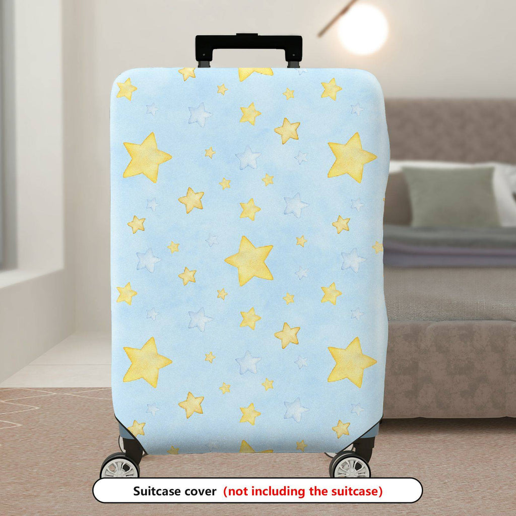 1-Piece Starry Night Sky Universe Cosmic Celestial Astral  Suitcase Luggage Cover, Stretch Protective Sleeve
